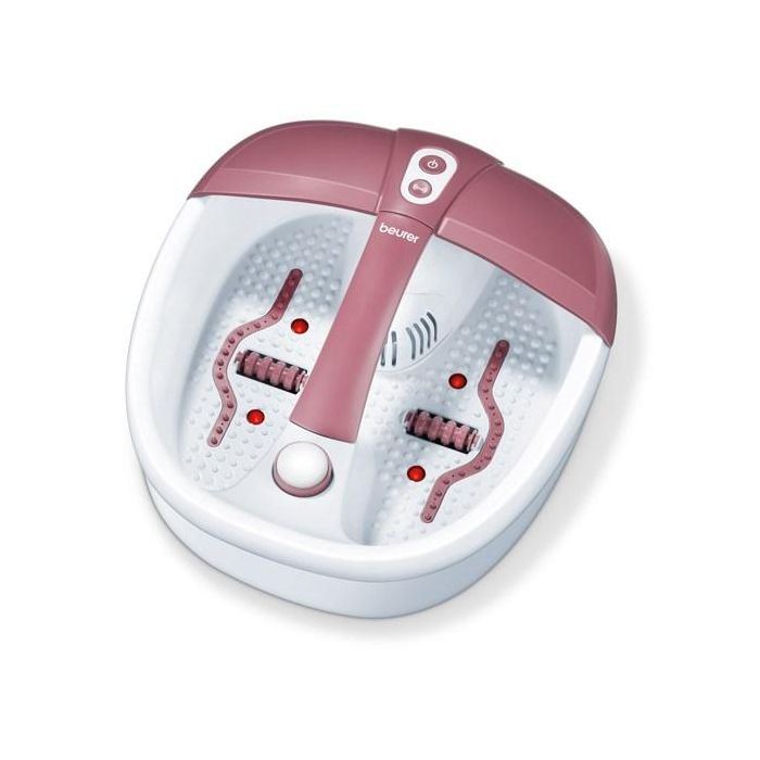 Beurer FB-35 Hidromasaje de Pies con Vibración, Burbujas, Calefacción y Aromaterapia, Masaje Podal Magnético