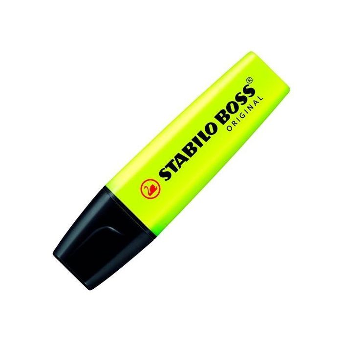 Stabilo Marcador Fluorescente Boss Original Amarillo