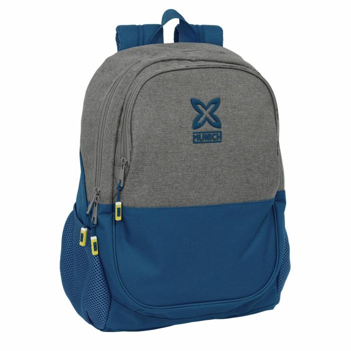 Mochila Escolar Munich Street Azul Gris 32 x 44 x 16 cm 0 Mochila Escolar Munich Street Azul Gris 32 x 44 x 16 cm 0