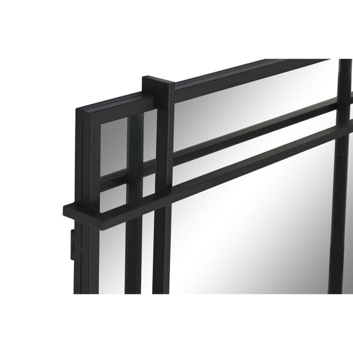 Espejo de pared Home ESPRIT Negro Moderno 65 x 6 x 95 cm 2