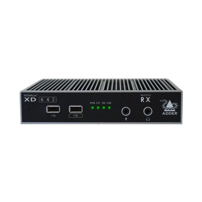 Adder XD642 Extensor KVM 4K Ultra HD DisplayPort USB 2.0 para Teclado, Vídeo, Ratón y Audio de Alto Rendimiento Profesional 1 Adder XD642 Extensor KVM 4K Ultra HD DisplayPort USB 2.0 para Teclado, Vídeo, Ratón y Audio de Alto Rendimiento Profesional 1