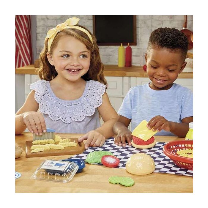 Kit de hamburguesas de creative chefs cheeseburger and fries kit. incluye 22 accesorios. 2 Kit de hamburguesas de creative chefs cheeseburger and fries kit. incluye 22 accesorios. 2