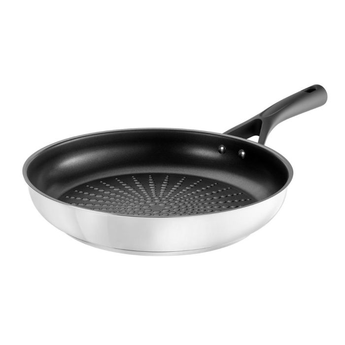 Pyrex Sartén Expert Acero Inoxidable 30x11 cm Apto Inducción Vitrocerámica Gas Eléctrico con Mango Baquelita Remachado y Lavavajillas Pyrex Sartén Expert Acero Inoxidable 30x11 cm Apto Inducción Vitrocerámica Gas Eléctrico con Mango Baquelita Remachado y Lavavajillas