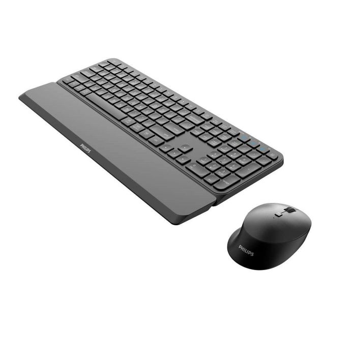 Teclado y Ratón Philips SPT6607B/16 Negro Teclado y Ratón Philips SPT6607B/16 Negro