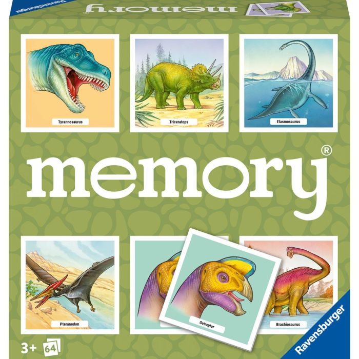 Ravensburger Memory Dinosaurios 20924 Juego de Memoria Infantil +3 Años 1 Ravensburger Memory Dinosaurios 20924 Juego de Memoria Infantil +3 Años 1