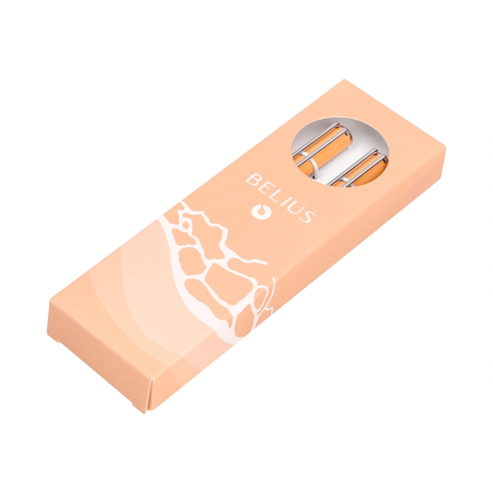 Belius Endless Summer Juego Bolígrafo y Roller Aluminio Naranja y Plateado Tinta Azul Caja Diseño 0,8 mm 4