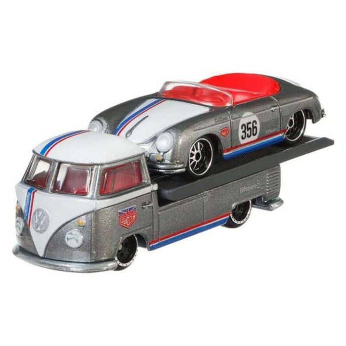 Hot Wheels MAT0887961556674 Set de Juego de Pistas con Transportadores de Coches y Accesorios para Vehículos, Regalo Infantil 2
