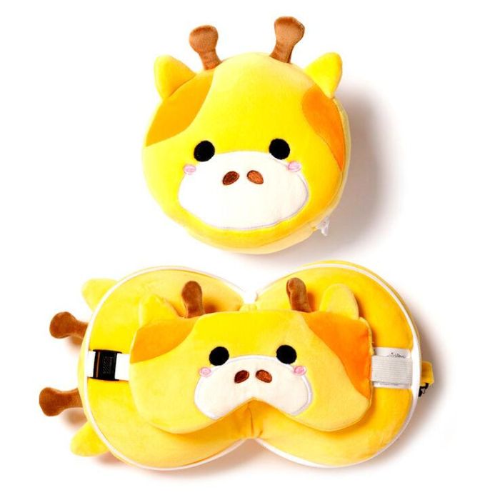 Almohada viaje antifaz Jirafa Relaxeazzz 0 Almohada viaje antifaz Jirafa Relaxeazzz 0