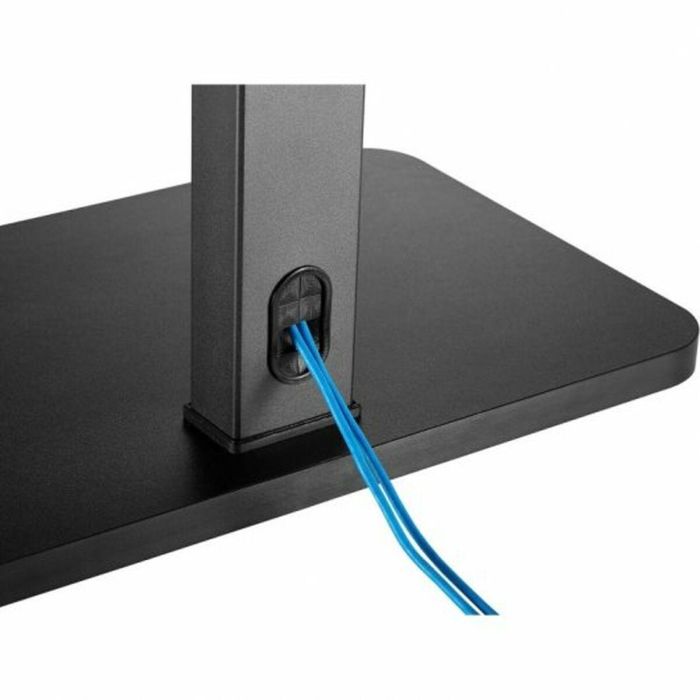 Equip Soporte de Suelo para TV, Compatible con VESA hasta 600x400, Ajustable en Altura, Capacidad de Carga 40kg, con Estante para Equipos y Gestión de Cables 3