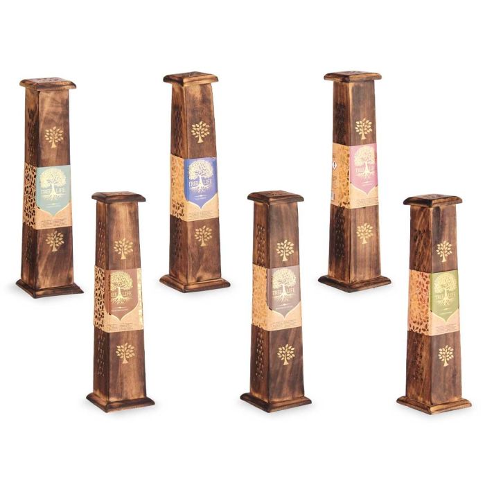 Caja Vertical Soporte 10 Barras Incienso Surtido 6 Aromas - Acorde 8x31x8 cm Madera (12 Unidades) 2 Caja Vertical Soporte 10 Barras Incienso Surtido 6 Aromas - Acorde 8x31x8 cm Madera (12 Unidades) 2