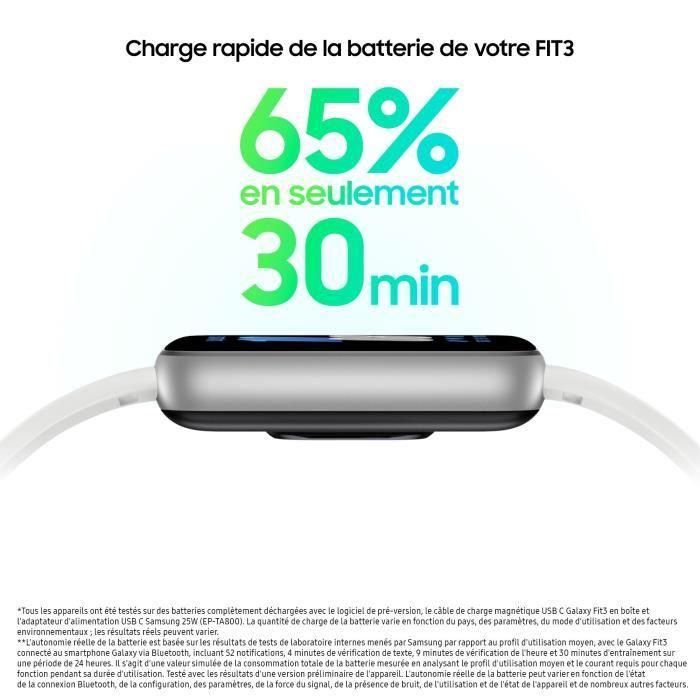 Pulsera Inteligente SAMSUNG Galaxy Fit 3 Plata 2 Pulsera Inteligente SAMSUNG Galaxy Fit 3 Plata 2