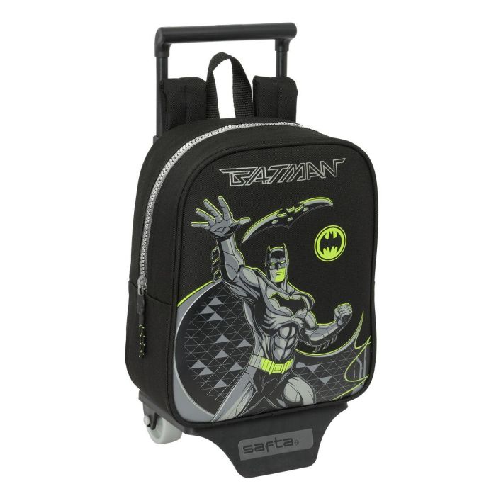 Mochila Escolar con Ruedas Batman Game over Negro 22 x 27 x 10 cm