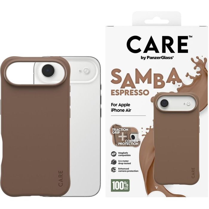 PanzerGlass Funda Fashionable MagSafe para iPhone Air Espresso 1 PanzerGlass Funda Fashionable MagSafe para iPhone Air Espresso 1