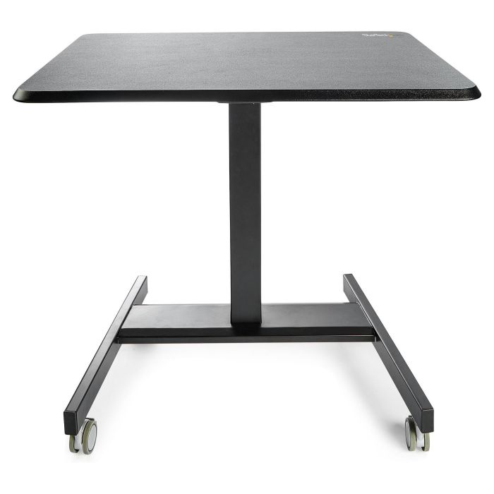 StarTech Escritorio Móvil de Pie Portátil Ajustable Ergonómico con Ruedas Negro 4