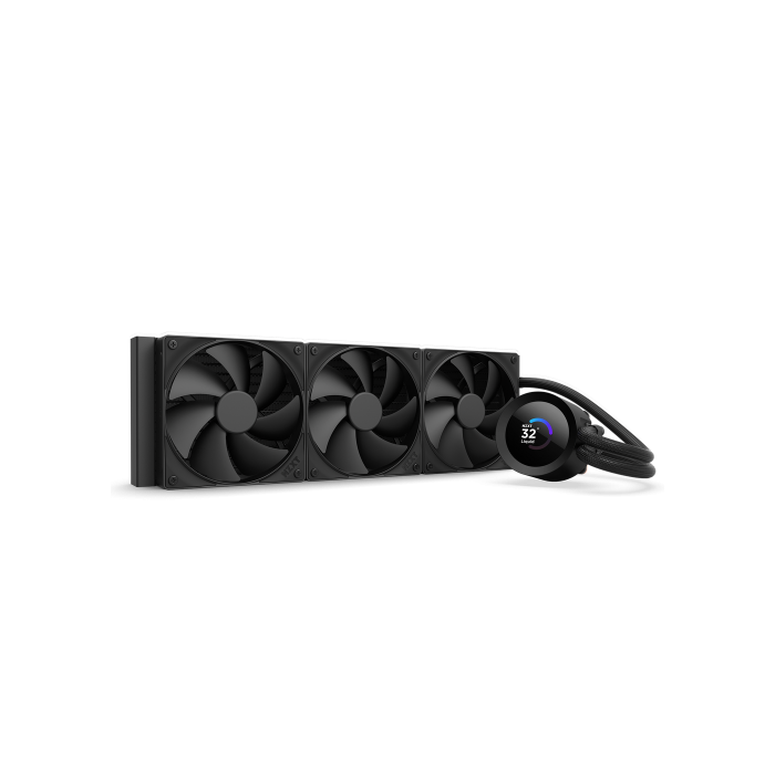 NZXT Kraken Plus 360 RL-KN360-B2 Sistema Refrigeración Líquida AIO para Procesador 3 Ventiladores 12cm compatible Multi-Socket Negro