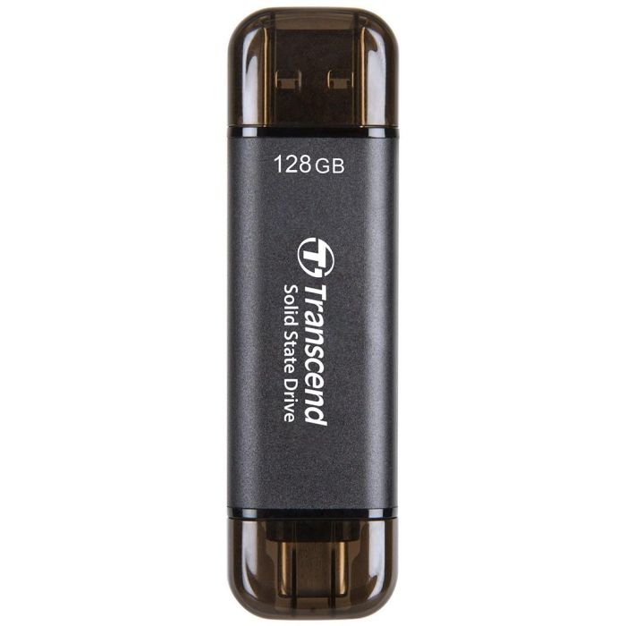 Transcend SSD ESD310C 128GB USB-C USB 3.2 Gen 2x1 negro 1