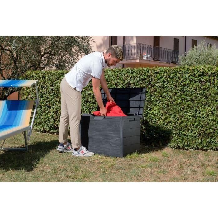 Toomax TOO8009371018630 Caja de Almacenamiento de Resina Woody's 160 Litros Gris 77,5x44,5x52,7 cm 3 Toomax TOO8009371018630 Caja de Almacenamiento de Resina Woody's 160 Litros Gris 77,5x44,5x52,7 cm 3