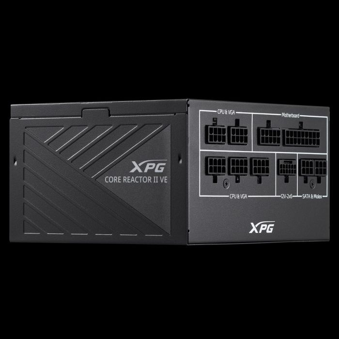 XPG COREREACTOR II VE Fuente de Alimentación para PC 750W, 80 PLUS Gold, ATX 3.1, Totalmente Modular, Color Negro 1 XPG COREREACTOR II VE Fuente de Alimentación para PC 750W, 80 PLUS Gold, ATX 3.1, Totalmente Modular, Color Negro 1