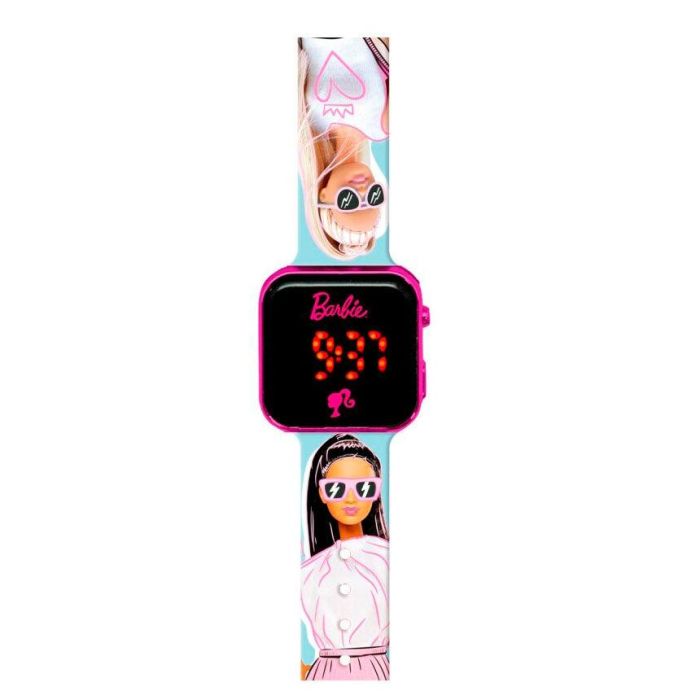 KIDS LICENSING Reloj LED Barbie - Tamaño: 18x7,5x3cm