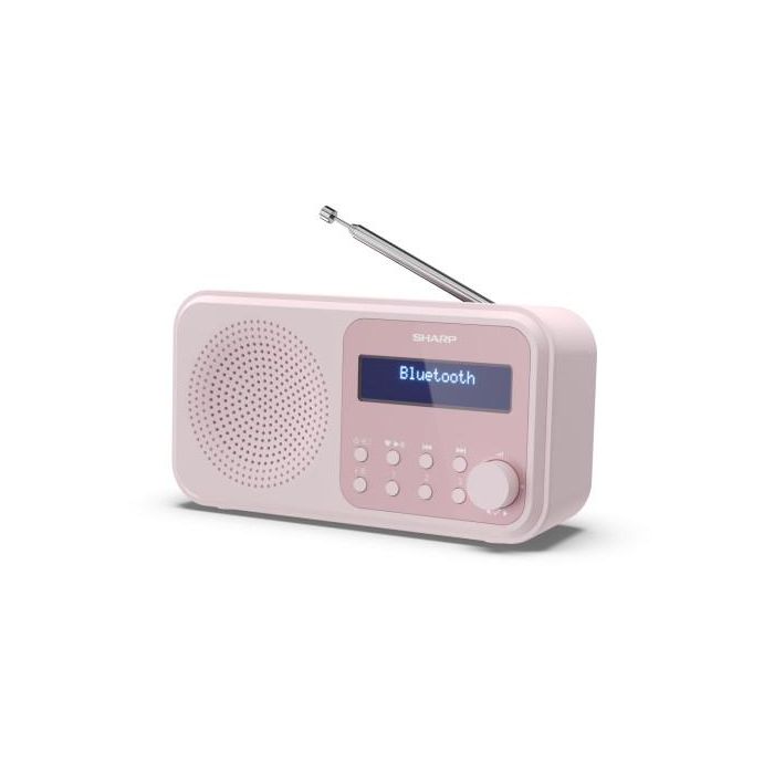 Sharp DR-P420(PK) Radio Portátil Digital Rosa con DAB, DAB+, FM y Bluetooth 5.0 1 Sharp DR-P420(PK) Radio Portátil Digital Rosa con DAB, DAB+, FM y Bluetooth 5.0 1