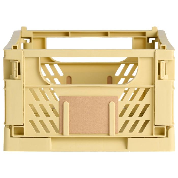 Day Caja Plegable Amarilla Arena 33x24,5x15cm Capacidad 10L Con 2 Etiquetas 2 Day Caja Plegable Amarilla Arena 33x24,5x15cm Capacidad 10L Con 2 Etiquetas 2