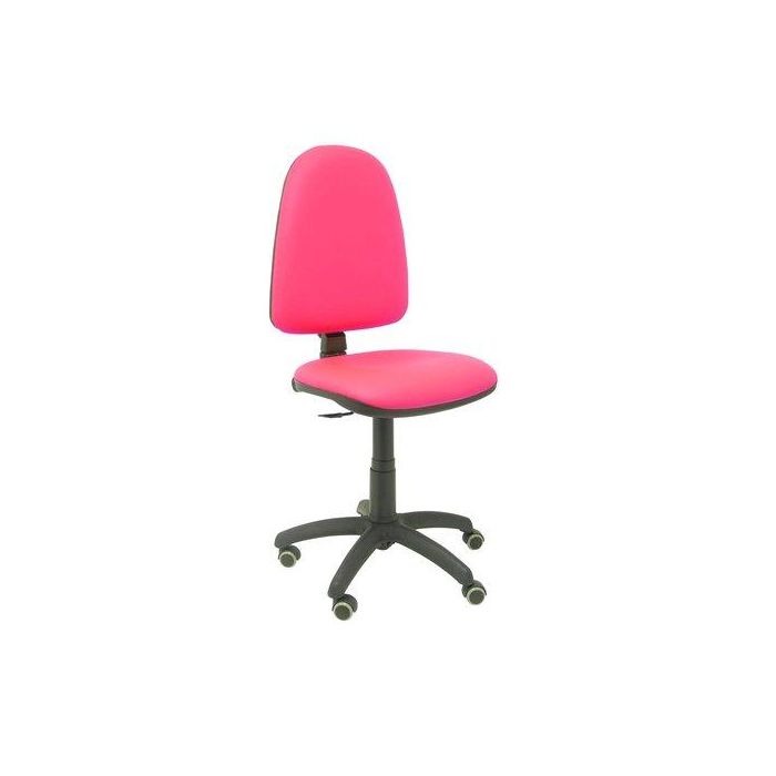 Silla Piqueras Y Crespo Ayna Mecanismo Contacto Permanente Ruedas De Parquet Asiento Y Respaldo Tapizado Similpiel Rosa