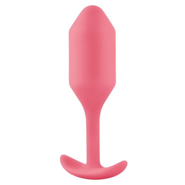 Plug Anal B-Vibe 2 Naranja Coral 9 Plug Anal B-Vibe 2 Naranja Coral 9