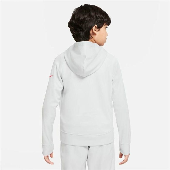 Chaqueta Deportiva para Niños Nike Therma-FIT Gris 5 Chaqueta Deportiva para Niños Nike Therma-FIT Gris 5