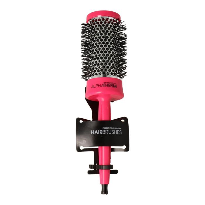 Xanitalia Pro Cepillo Térmico Profesional Rosa 32mm Cerámico Iónico para Alisar Ondular Volumen en Cabello Corto o Mediano sin Frizz