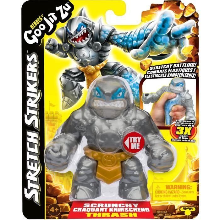 Figura Stretch Strikers 11cm (Random Asst) - HEROeS OF GOO JIT ZU - Héroes babosos con armadura de guerrero 1 Figura Stretch Strikers 11cm (Random Asst) - HEROeS OF GOO JIT ZU - Héroes babosos con armadura de guerrero 1