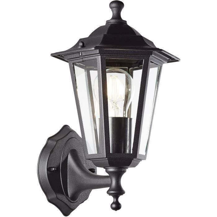 Brilliant BRI4004353349379 Aplique de Exterior Carleen Negro E27 60W, Bombilla no incluida 0 Brilliant BRI4004353349379 Aplique de Exterior Carleen Negro E27 60W, Bombilla no incluida 0