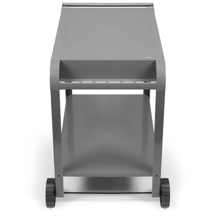 Livoo Carro para Plancha GS168G, Estantes 70 x 50 cm y 79 x 49 cm, 2 Ruedas Dentadas de 14.5 cm