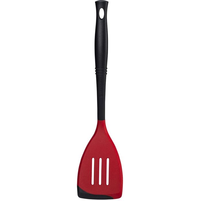 Le Creuset Espátula/Pfannenwender de Silicona, Negro/Rojo