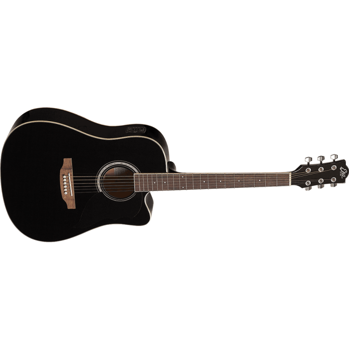 Guitarra Acústica Dreadnought Ranger 6 A/E Cutaway - Negra 0 Guitarra Acústica Dreadnought Ranger 6 A/E Cutaway - Negra 0