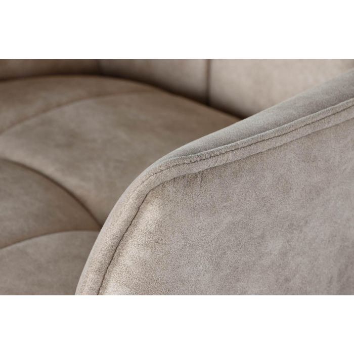 DKD Home Decor Taburete Beige Negro Microfibra Metal 60 x 107 x 59 cm 3 DKD Home Decor Taburete Beige Negro Microfibra Metal 60 x 107 x 59 cm 3