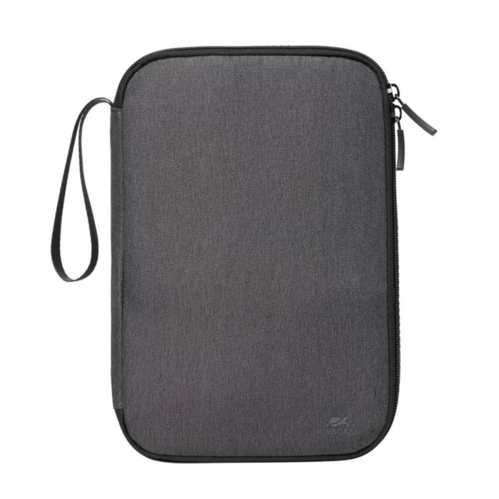 Rivacase 5633 Negro Organizador de Viaje para Cables y Accesorios, Poliéster RPET Ecológico con 2 Bolsillos Malla y 2 Lazos Elásticos Rivacase 5633 Negro Organizador de Viaje para Cables y Accesorios, Poliéster RPET Ecológico con 2 Bolsillos Malla y 2 Lazos Elásticos