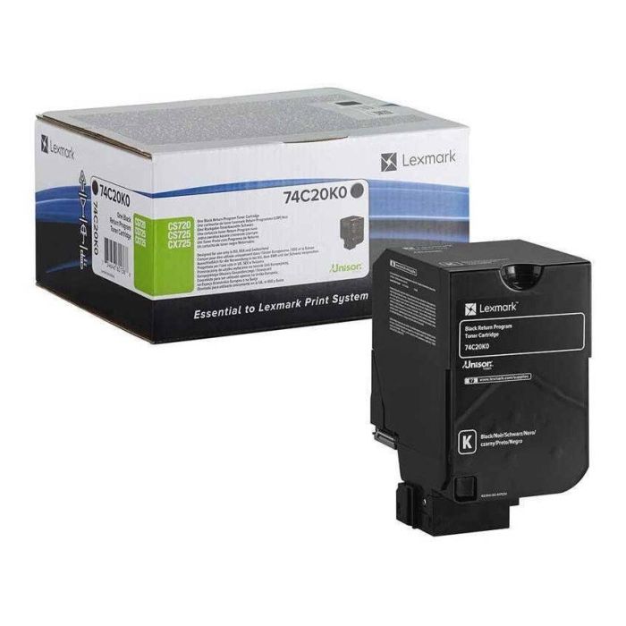 Lexmark Toner Negro Cs720, Cs725, Cx725 Retornable Lexmark Toner Negro Cs720, Cs725, Cx725 Retornable