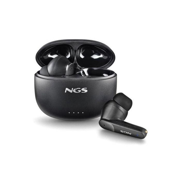 Auriculares Bluetooth NGS Ártica Hush con estuche de carga/ Autonomía 4h/ Negros 1 Auriculares Bluetooth NGS Ártica Hush con estuche de carga/ Autonomía 4h/ Negros 1