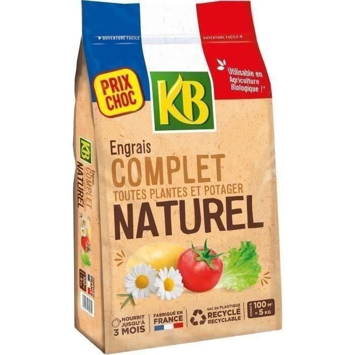 KB KBCOMP5 Fertilizante Completo Universal 5 kg - Nutrición prolongada hasta 3 meses - Para hasta 100 m² 0 KB KBCOMP5 Fertilizante Completo Universal 5 kg - Nutrición prolongada hasta 3 meses - Para hasta 100 m² 0