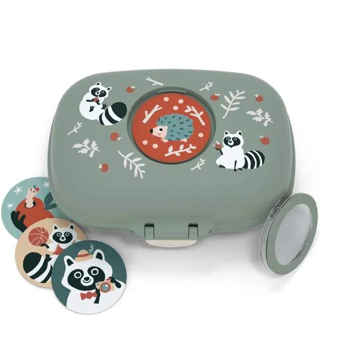 Monbento MB Gram Raccoon - Caja Hermética para Lonchera y Refrigerios - MON3760192689458 Monbento MB Gram Raccoon - Caja Hermética para Lonchera y Refrigerios - MON3760192689458