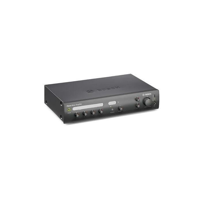 BOSCH PLE-1MA060-EU Amplificador Mezclador de Prioridad para Sonido, 60W RMS, Alámbrico, 8 Ohmios, 93 dB Sensibilidad