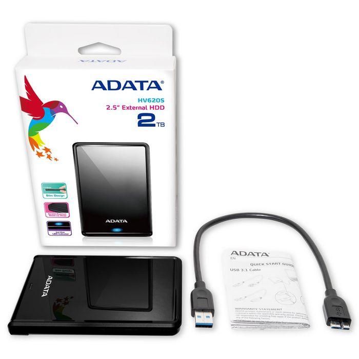 ADATA 4 TB, USB 3.1, 2.5", 115x78x21 mm, 230 g, black 4 ADATA 4 TB, USB 3.1, 2.5", 115x78x21 mm, 230 g, black 4