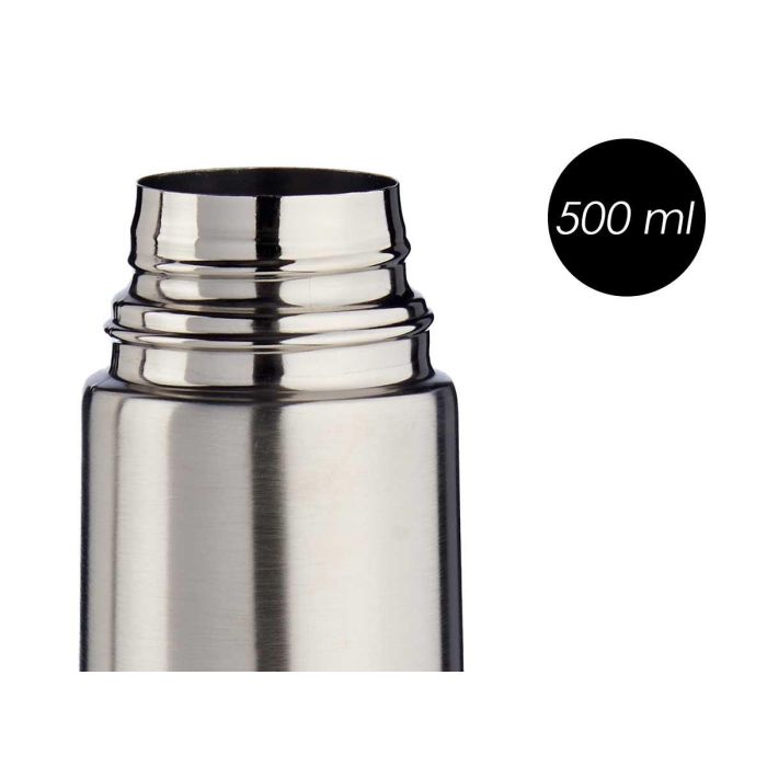 Kinvara Termo de Acero Inoxidable, 500 ml, Color Metal, 6x23x6 cm (12 Unidades) 3 Kinvara Termo de Acero Inoxidable, 500 ml, Color Metal, 6x23x6 cm (12 Unidades) 3