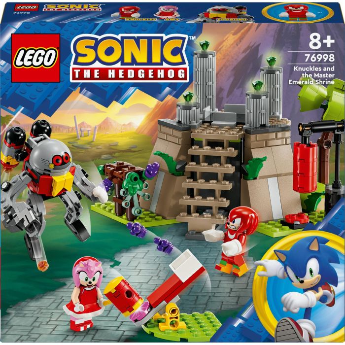 LEGO 76998 Sonic the Hedgehog Set de Knuckles y el Santuario del Maestro Jugador Esmeralda