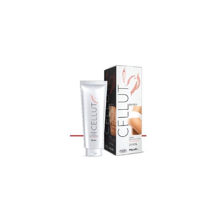 Cellut Bikrem Crema Anticelulítica y Drenante con Cafeína, Té Verde y Centella Asiática 250ml