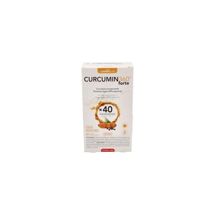 INTERSA Curcumin 360 Forte 60 Cápsulas - Cúrcuma para Articulaciones Saludables y Normales