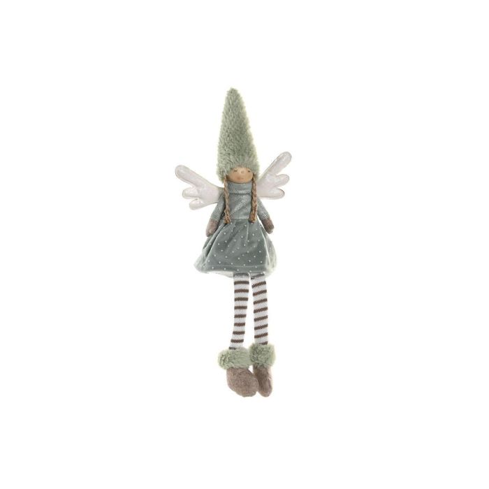 DKD Home Decor Figura Hada Decorativa de Navidad Fantasía Verde Poliéster Adorno 12 x 50 x 18 cm 0 DKD Home Decor Figura Hada Decorativa de Navidad Fantasía Verde Poliéster Adorno 12 x 50 x 18 cm 0