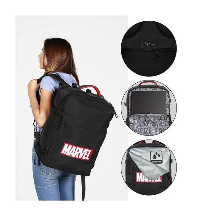 Karactermania Mochila Mercury Marvel Comics 33 x 23 x 47 cm, Gran Capacidad, Portátil hasta 17", Impermeable 3 Karactermania Mochila Mercury Marvel Comics 33 x 23 x 47 cm, Gran Capacidad, Portátil hasta 17", Impermeable 3