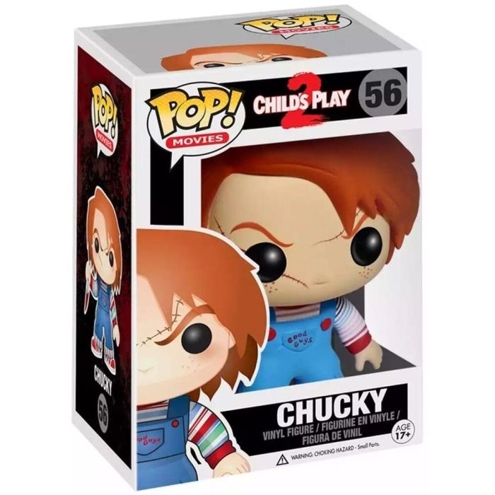 Funko Pop! 3362 Figura Chucky Coleccionable de Vinilo, Muñeco Asesino del Universo del Horror Estilizado de 9 cm 2