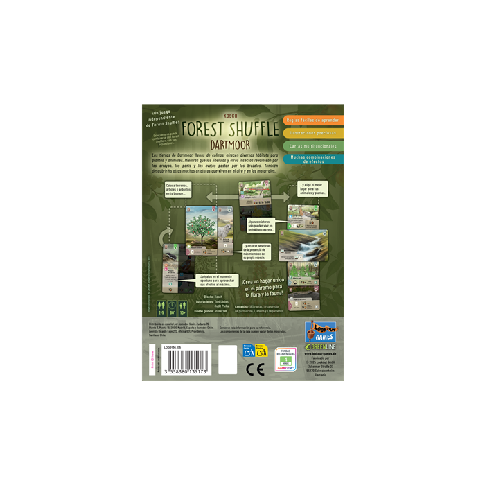 Juego Mesa Forest Shuffle Dartmoor 3 Juego Mesa Forest Shuffle Dartmoor 3
